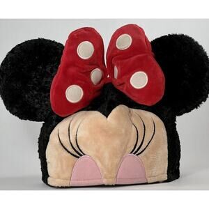 Vintage Disney Parks Minnie Mouse Hat Partial Face Kawaii Cosplay Costume Adult